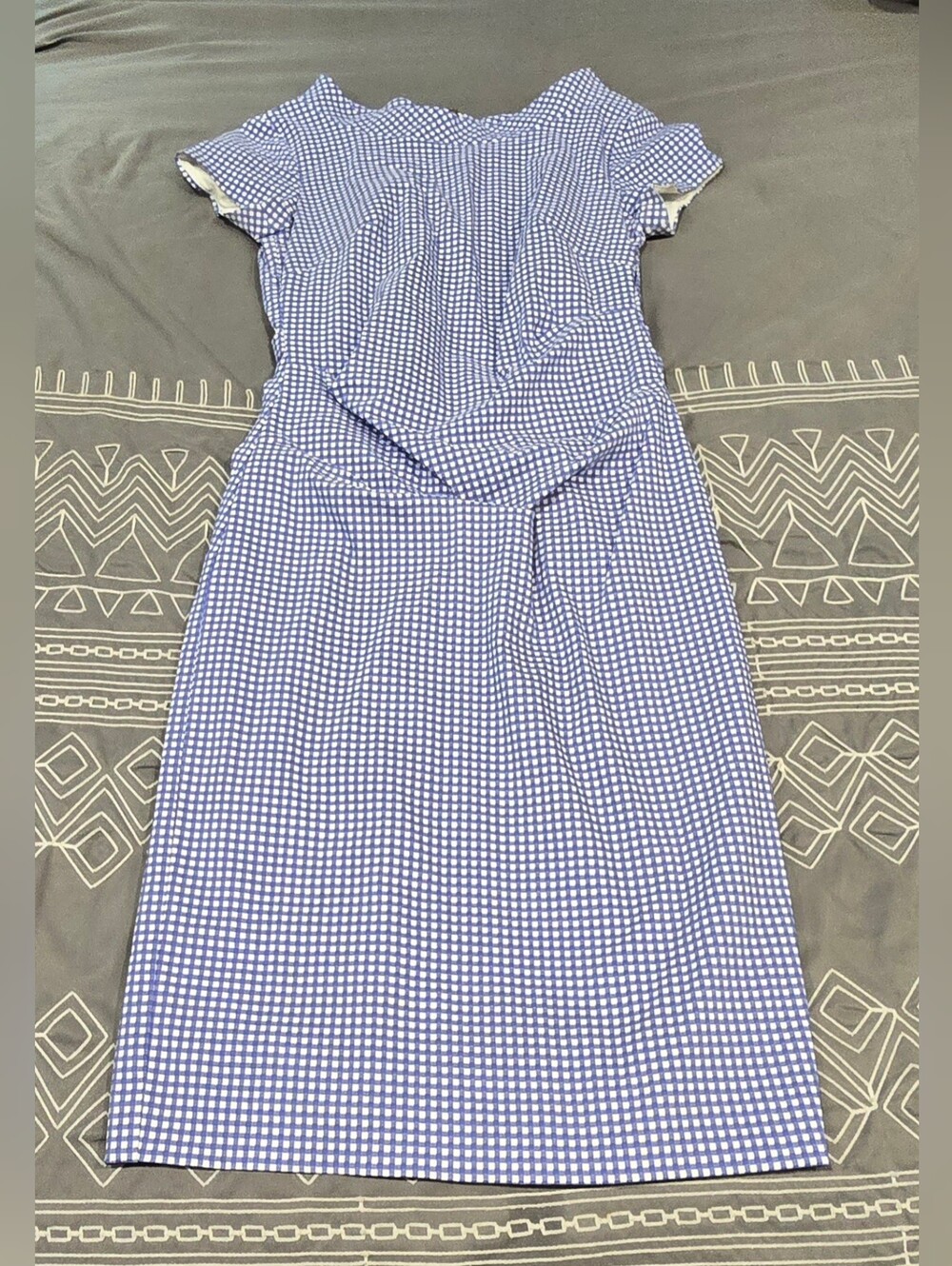 Sara Campbell Gingham Print Dress Size 2